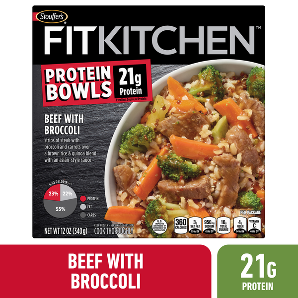 Stouffer's Protein Bowls Beef with Broccoli