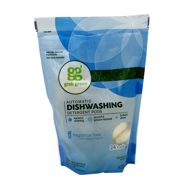 Grab Green Automatic Dishwashing Detergent Pods Fragrance