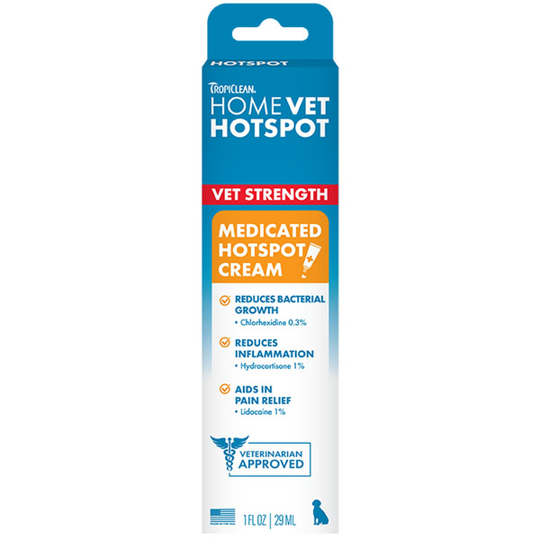 Tropi Clean Vet Strength Medicated Hotspot Cream