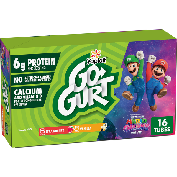 洋楽 G-Rap TOTAL PACKAGE - 4U Go-Gurt The Super Mario Galaxy Movie Variety Yogurt Tubes Same-Day