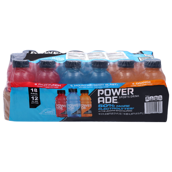 POWERADE Fruit Punch/Mountain Berry Blast/Orange Sports Drink
