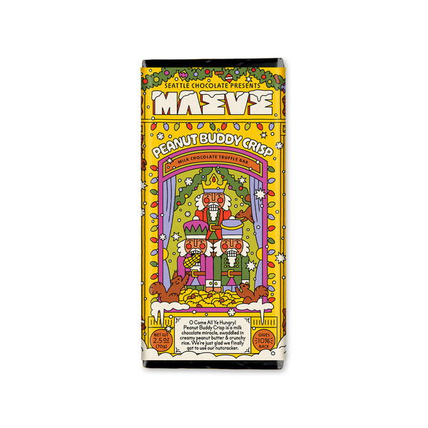 Maeve Chocolate Peanut Buddy Crisp Truffle Bar Same-Day Delivery