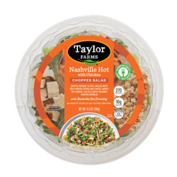 Taylor Farms Nashville Hot Chopped Salad Bowl