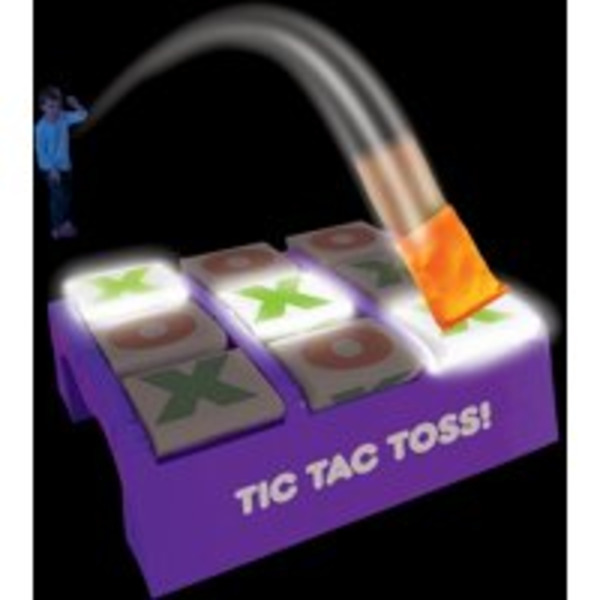 Glow Games Tic Tac Toss Slingshot & Ball Launcher Game Set, 7-Piece