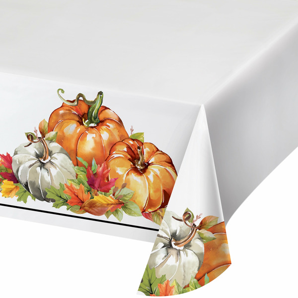 Walmart WAY TO CELEBRATE Thanksgiving Paper Tablecloth Multicolor 