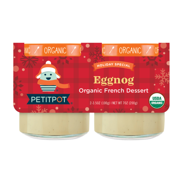 Petit Pot Eggnog, Organic French Dessert