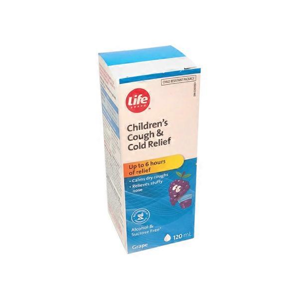 Life Brand Children's DM Decongestant Cough Syrup (120 ml) Instacart