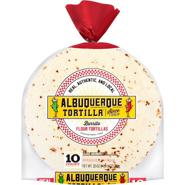 Albuquerque Tortilla™ Burrito Flour Tortillas (25 oz) Instacart