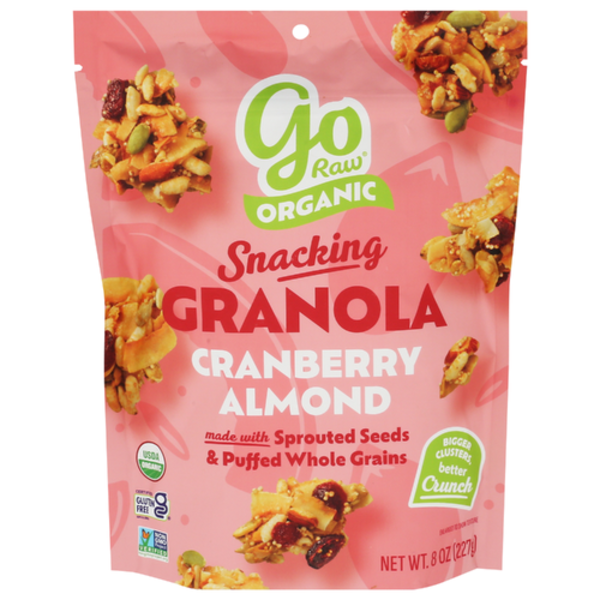 Go Raw Organic Cranberry Almond Snacking Granola