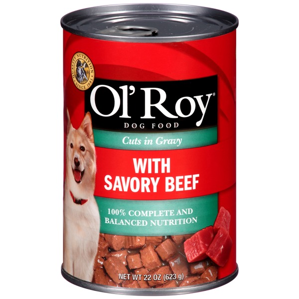 Ol' Roy Cuts in Gravy with Savory Beef Dog Food (22 oz) Instacart