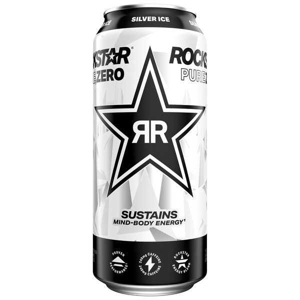 Rockstar Pure Zero, Silver Ice