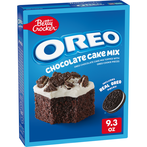 Betty Crocker OREO Chocolate Cake With OREO Cookie Pieces Baking Mix