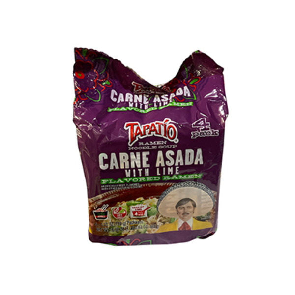 Tapatio Carne Asada With Lime Flavored Ramen Noodle Soup