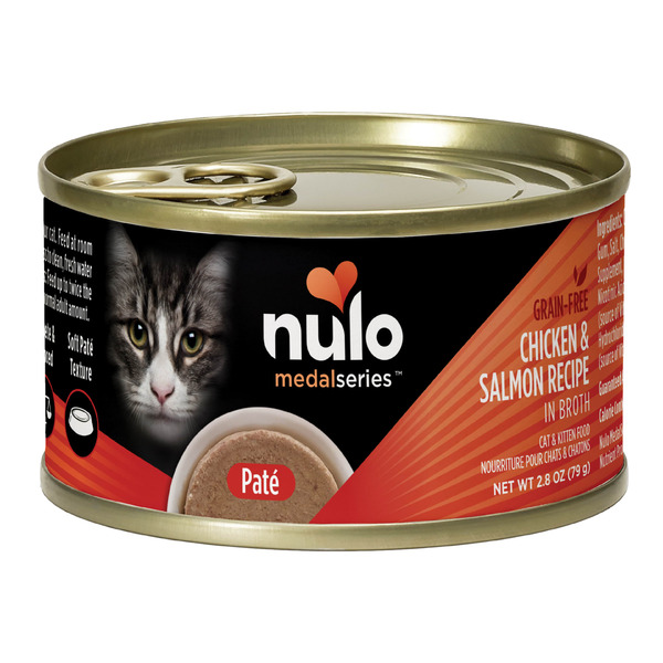 Nulo Medalseries Grain-free Chicken & Salmon Recipe In Broth Pate Cat & Kitten Food