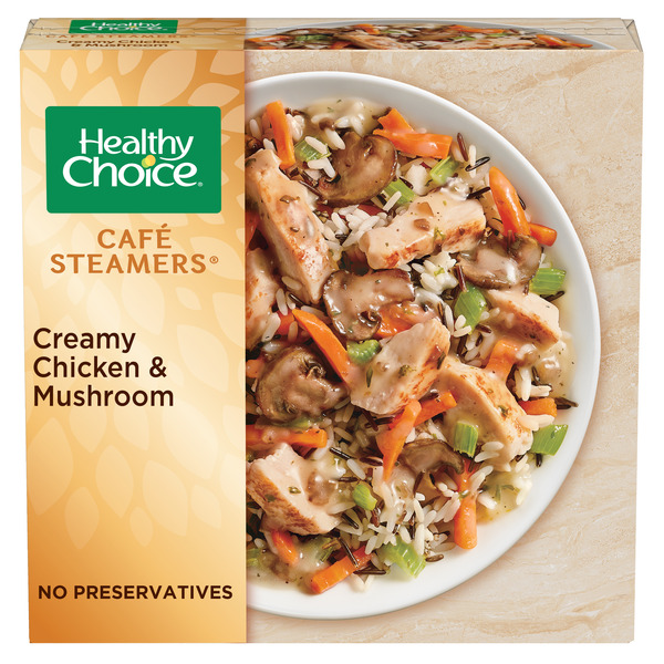 Healthy Choice Cafe Steamers Creamy Chicken & Mushroom, Frozen Meal