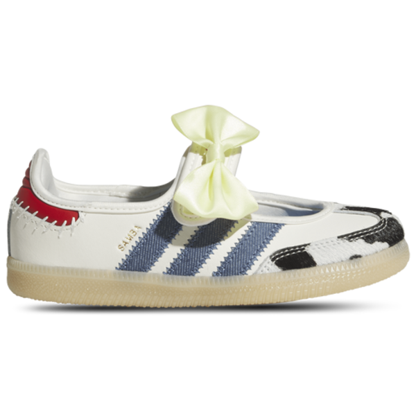 adidas Girls' Samba Jane Preschool Shoes, Size 3 - Multi/Blue