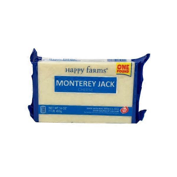 Happy Farms Monterey Jack Cheese Block (16 oz) Instacart