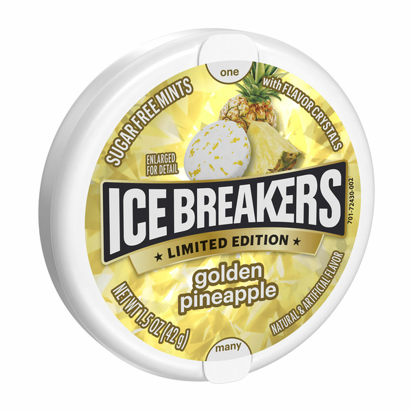 Ice Breakers Golden Pineapple Sugar Free Mints Same-Day Delivery