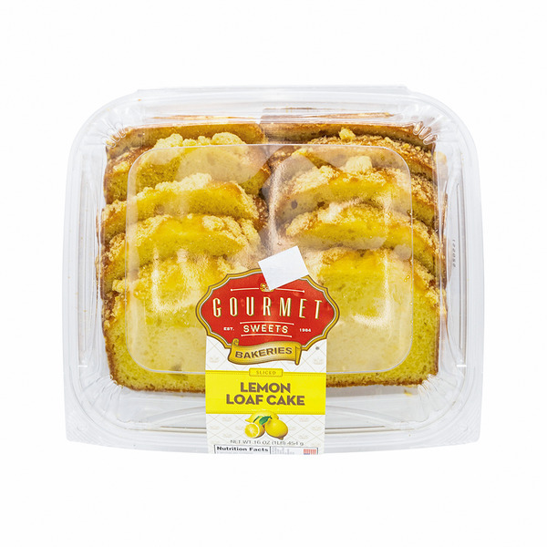 Gourmet Sweets Lemon Cake Loaf Slice