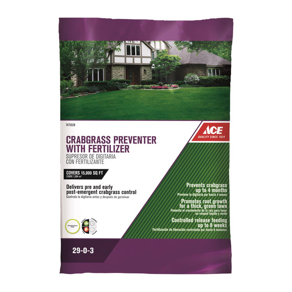 ACE 15M Crabgrass Preventer With Fertilizer