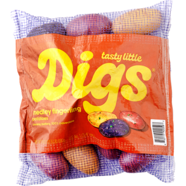 Tasty Little Digs Medley Fingerling Potatoes Bag
