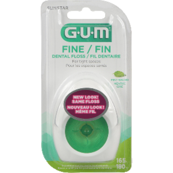 GUM Mint Fine Waxed Dental String Floss Same-Day Delivery | Rexall