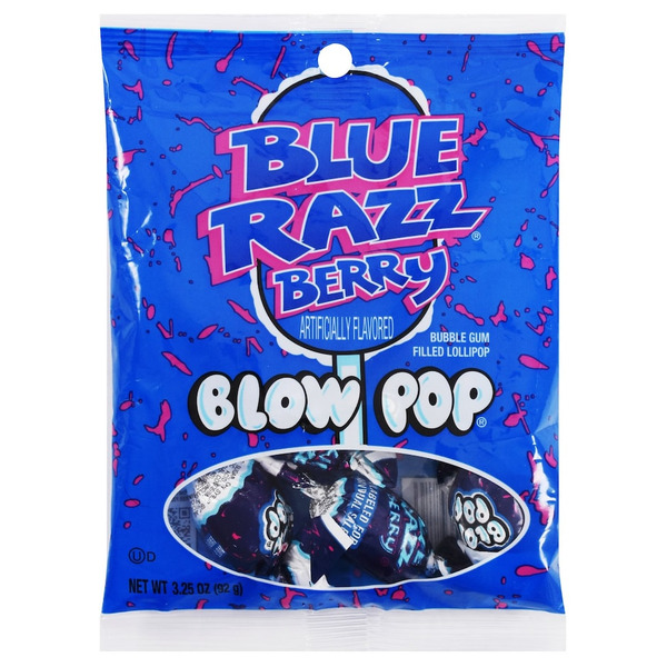 ⭐️blueskypops⭐️ Charms Blow Pop Blue Razzberry Lollipop Same-Day Delivery