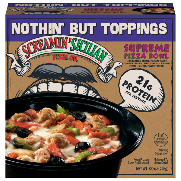Screamin' Sicilian Supreme Pizza Bowl Same-Day Delivery or Pickup