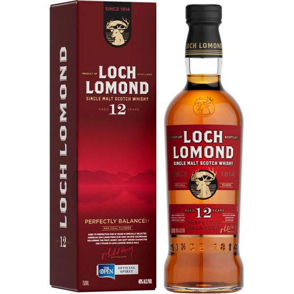 Loch Lomond Single Malt Scotch Whisky Aged 12 Years Same-Day
