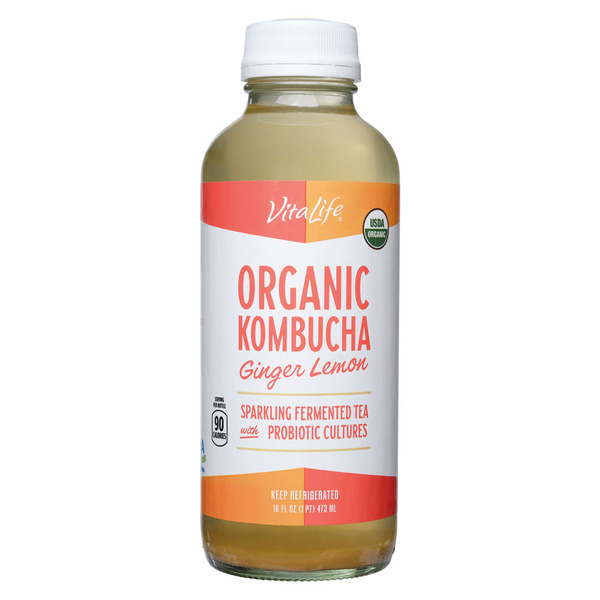 VitaLife Ginger Awakening Kombucha Same-Day Delivery or Pickup | ALDI