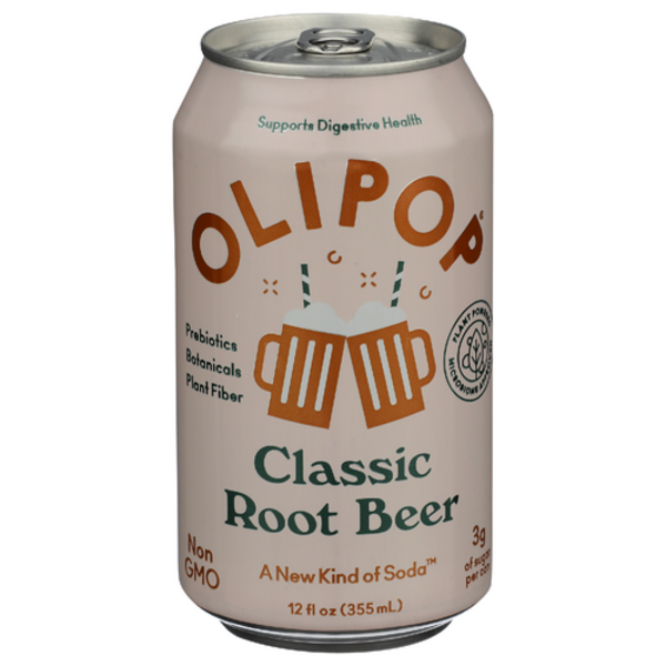 Olipop Classic Root Beer Prebiotic Sparkling Tonic