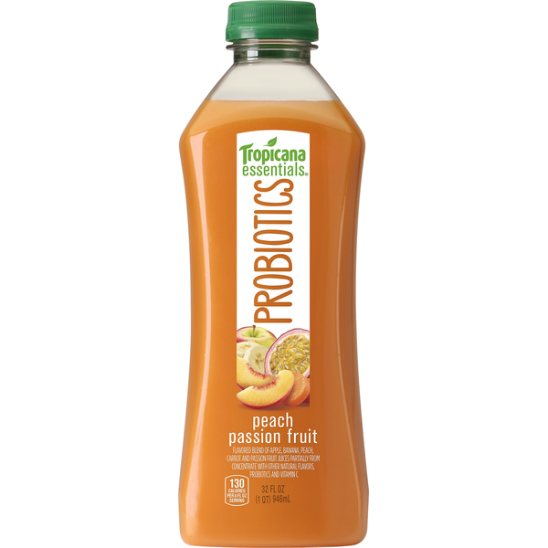 Tropicana Juice, Probiotics, Peach Passion Fruit Same-Day Delivery