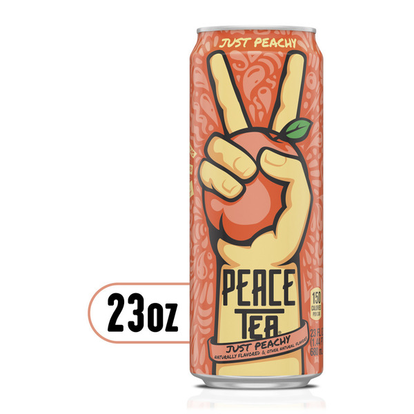 Peace Tea Just Peachy Sweet Tea Drink Same-Day Delivery or Pickup