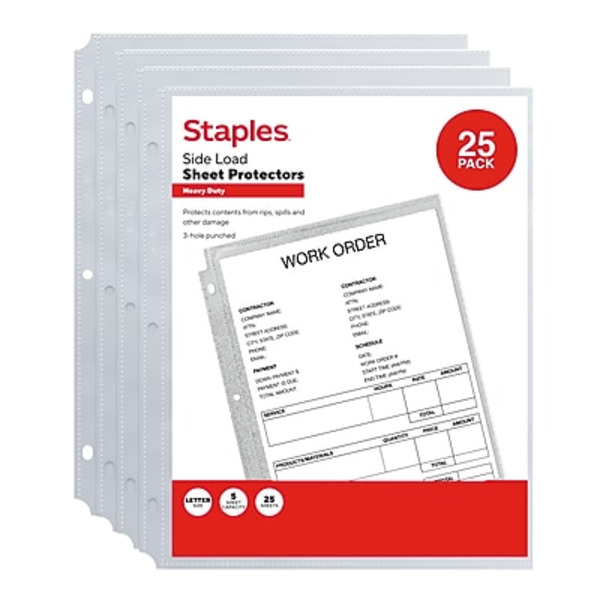 Avery 15935-CC/76001 Diamond Clear Side Insert Sheet Protectors
