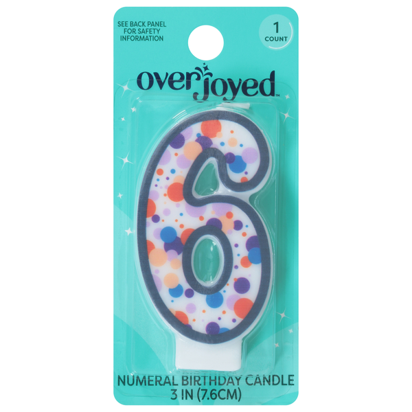 Overjoyed Birthday Candle, Numeral