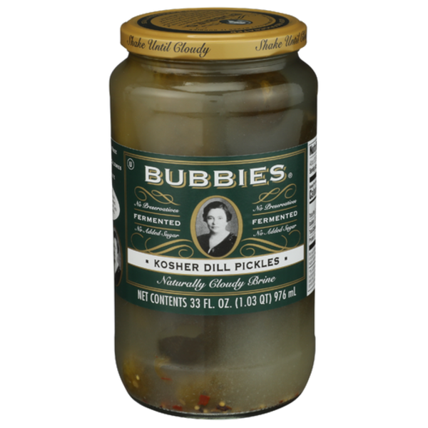 Bubbies Whole Kosher Dill Pickles