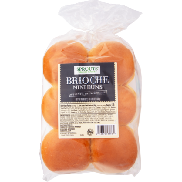 Sprouts Mini Brioche Buns