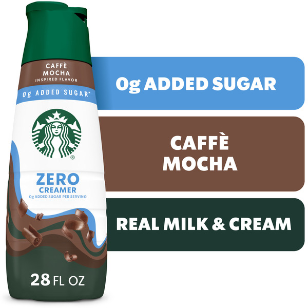 Starbucks Zero Sugar Chocolate Flavored Coffee Creamer Same-Day