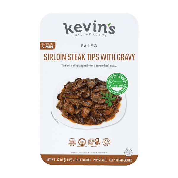 Costco Kevin's Natural Foods Sirloin Steak Tips with Gravy SameDay