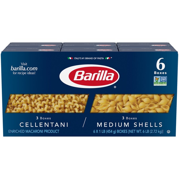 Barilla® Cellentani/Medium Shells Variety Barilla Cellentani/Medium
