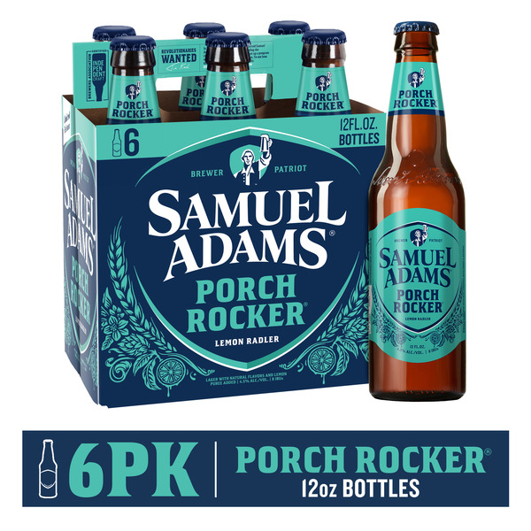 Samuel Adams Porch Rocker Lemon Radler Seasonal Beer (12 fl. oz