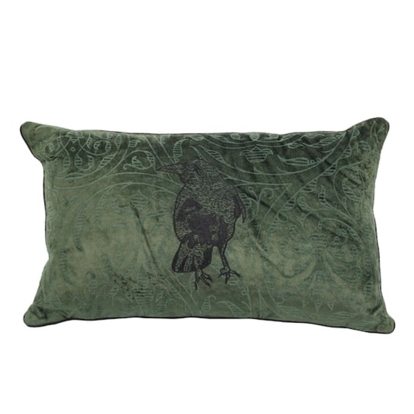 Ashland Crow Pillow, 20 x 12 in