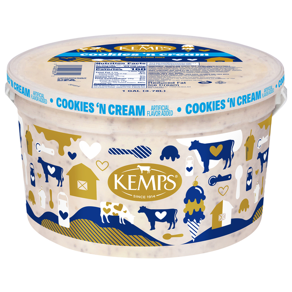 Kemps Cookies 'n Cream Ice Cream Same-Day Delivery or Pickup