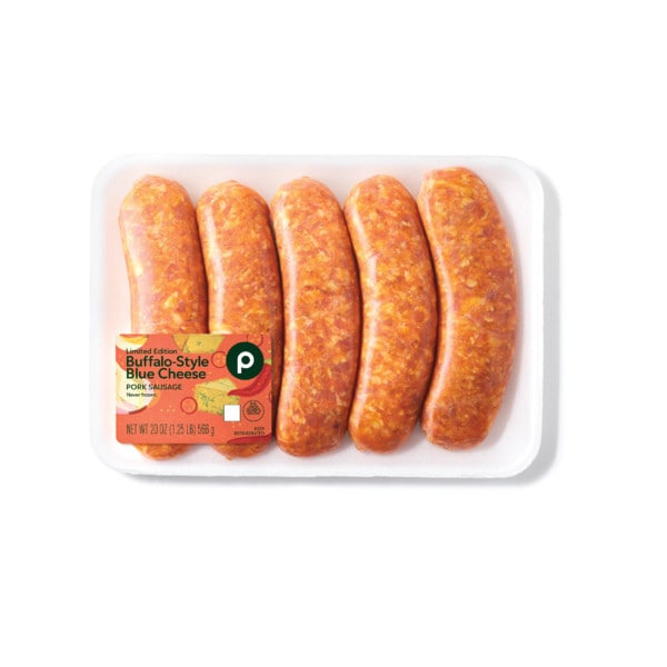 Publix Pork Sausage, Buffalo Style Blue Cheese Same-Day Delivery or Pickup  | Publix