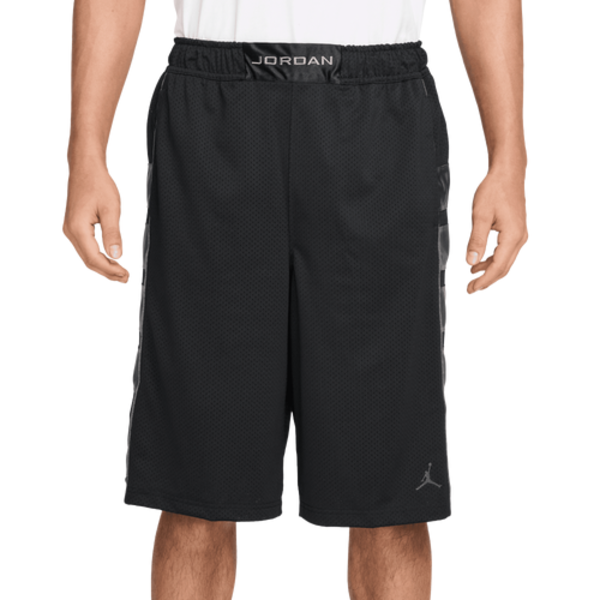Jordan Men's Mesh Brooklyn Cat Scratch Short, S - Black/White