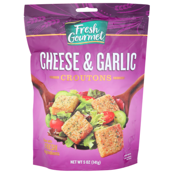 Fresh Gourmet Cheese Garlic Croutons