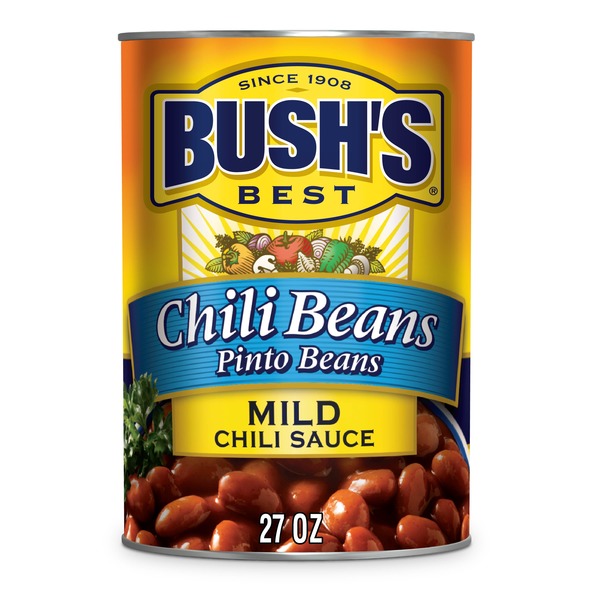 Bush's Best Chili Beans Pinto Beans in a Mild Chili Sauce (27 oz