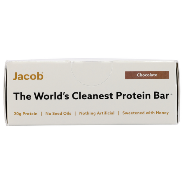 Jacob Protein Bar Chocolate Protein Bar 9 Pack Case
