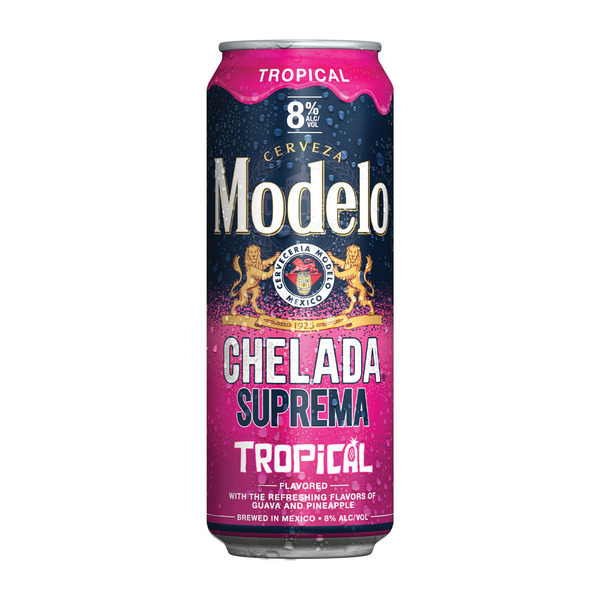 Modelo Chelada Suprema Tropical Mexican Import Flavored Beer Can