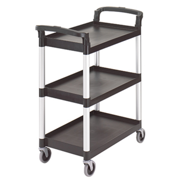 Cambro - #BC331KDRD110, 3-Shelf Utility Cart, Black